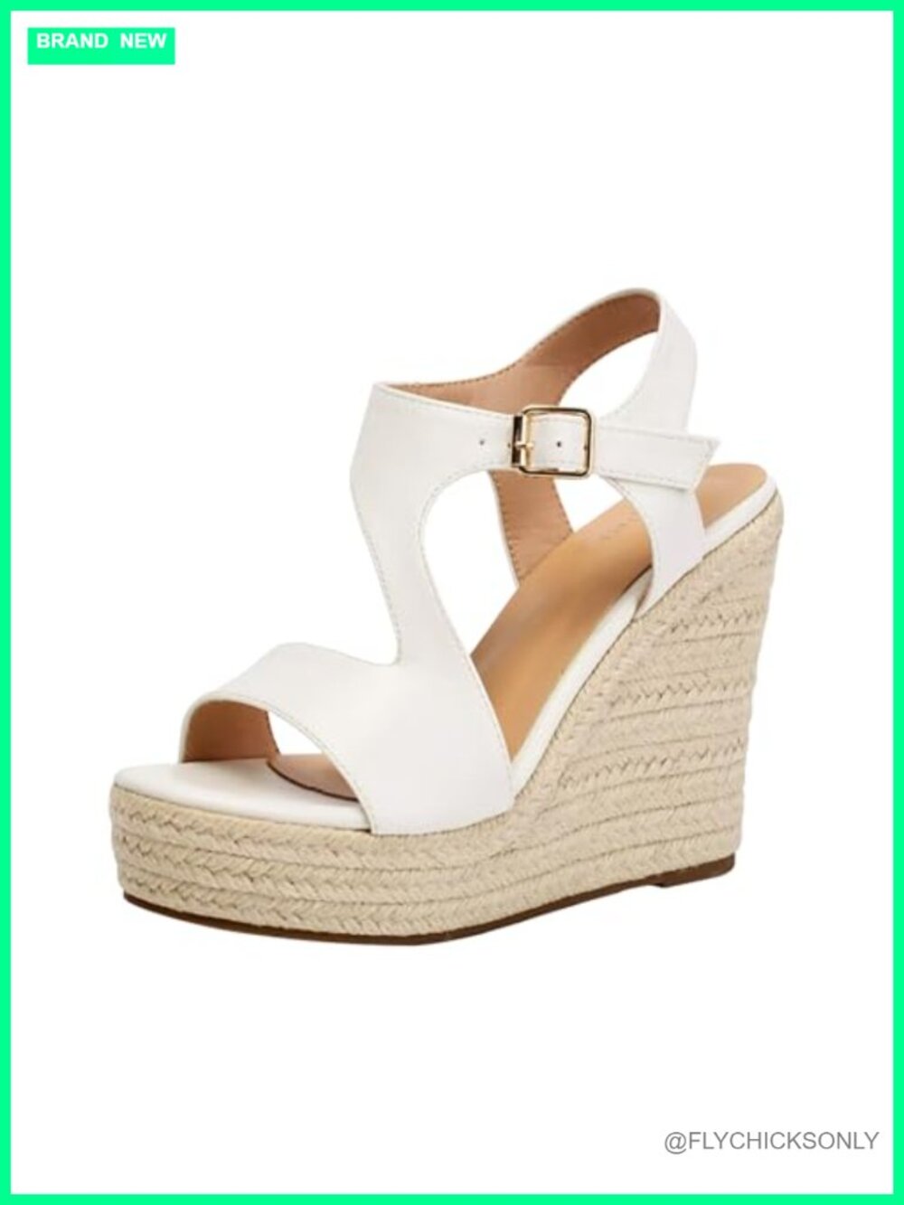 Women's Platform Wedge Sandals Ankle Strap Open Toe Summer Espadrille